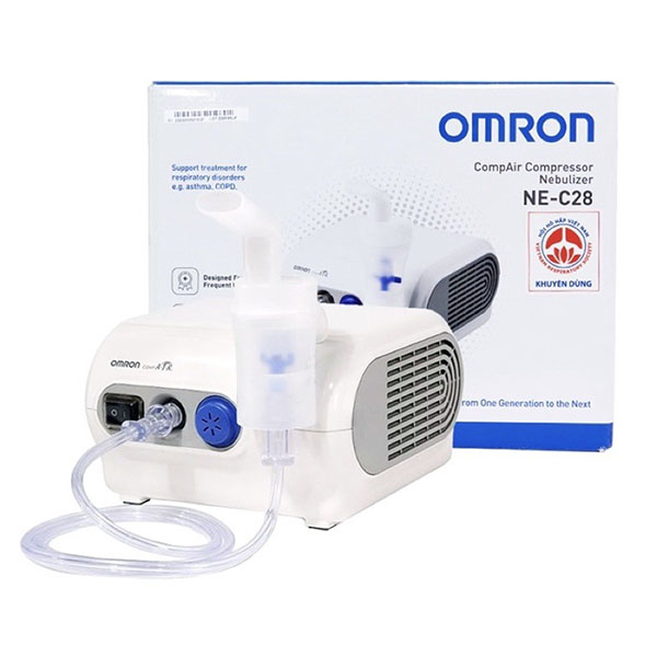 Máy xông mũi họng Omron NE-C28 - Máy xông khí dung cao cấp dễ sử dụng