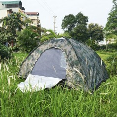 [Cao Cấp] Lều cắm trại 2 lớp màu rằn ri cho 1-3 người, kích thước 2x1.5x1.1m